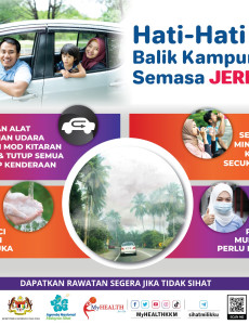 Hati-hati Balik Kampung Semasa Jerebu